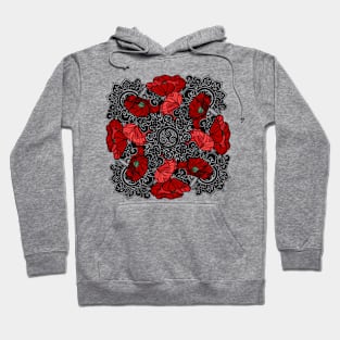 Triskele Poppies Hoodie